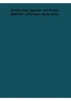 Certified Pool Operator Test Review 2026&lowbar;2027 &ndash; CPO Exam Study Guide