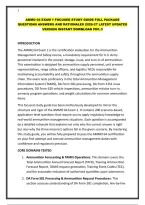 Ammo 64 Exam 1 Focused Study Guide Full Package Questions Answers