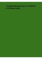 Campbell Biology Exam 2 &ndash; Chapters 6-10 Study Guide & Exam Review
