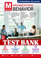 Test Bank &mdash; Organizational Behavior&comma; 2024 Release &lpar;McShane&comma; Von Glinow&comma; 2024&rpar; &vert; All Chapters 1-14 Covered&NewLine;