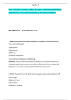 Wgu D670 Task 1 Exam&mdash; Complete Study - Exam Questions Latest &NewLine;Edition 2026 &ndash; 2027  Version Solved Questions & Answers