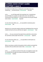 Florida Soce Study Guide Chapter 1 Rated A&period;