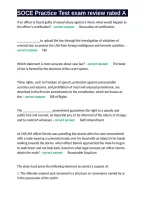 SOCE Practice Test exam review rated A