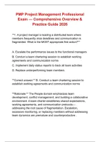 PMP Project Management Professional &NewLine;Exam &mdash; Comprehensive Overview & &NewLine;Practice Guide 2026