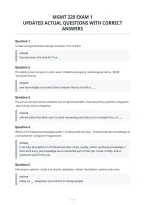 Mgmt 220 Exam 1&NewLine;Updated Actual Questions With Correct&NewLine;Answers
