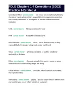 FDLE Chapters 1-4 Corrections &lpar;SOCE Practice 1-2&rpar; rated A&period;