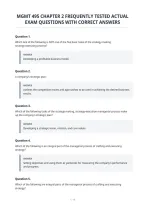 Mgmt 495 Chapter 2 Frequently Tested Actual&NewLine;Exam Questions With Correct Answers