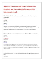 Wgu D027 Oa Exam Actual Exam Test Bank 200 &NewLine;Questions And Correct Detailed Answers With &NewLine;Rationales&vert;A&plus; Grade