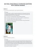 Mh Final Exam Module 10 Expected Questions With Verified Answers