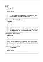 CJUS 610&vert; Quiz 2 &vert; Questions and answers &vert; Updated RATED A&plus; &vert;100&percnt; CORRECT &vert; Liberty University