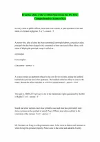 PC 832 Practice Quiz Verified Questions with 100 Correct Answers Graded A