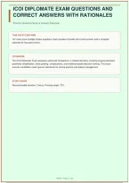 ICOI Diplomate Exam &vert; Questions And Correct Answers With Rationales &vert; Practice Question Bank 2026&sol;2027&NewLine;