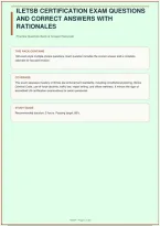 Illinois Law Enforcement Training Standards Board &lpar;ILETSB&rpar;&NewLine;CERTIFICATION EXAM QUESTIONS AND CORRECT ANSWERS WITH RATIONALES 2026&sol;2027&NewLine;