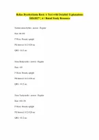 Relias Dysrhythmia Basic A Test 20262027 Complete Questions and Correct Answers with Explanations Latest UPDATE 100 CORRECT ANSWERS