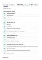 Gainsight Admin Exam &ndash; UPDATED Questions with 100&percnt; Verified&NewLine;Answers
