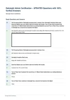 Gainsight Admin Certification &ndash; UPDATED Questions with 100&percnt;&NewLine;Verified Answers&NewLine;