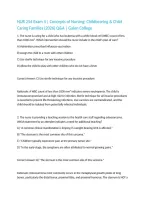 NUR 254 Exam 4 &vert; Childbearing & Child Caring Families &lpar;2026&rpar; Q&A &vert; Galen College