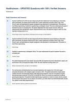 Healthstream &ndash; UPDATED Questions with 100&percnt; Verified Answers&NewLine;