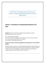 BUSI 610 Quiz &vert; Managing Dynamic Organizational Processes &vert; Complete Questions & 100&percnt; Correct Answers &lpar;2026 Update&rpar;