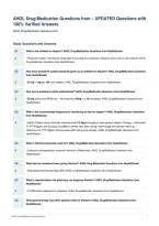AHGL Drug&sol;Medication Questions from Healthstream  &ndash; UPDATED Questions with 100&percnt; Verified Answers