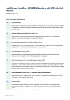 HealthStream New Hire &ndash; UPDATED Questions with 100&percnt; Verified&NewLine;Answers