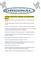 Napsrx Core Main Answers And Questions Set 