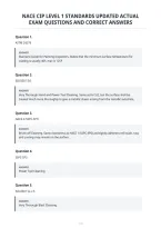 Nace Cip Level 1 Standards Updated Actual&NewLine;Exam Questions And Correct Answers