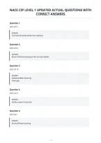 Nace Cip Level 1 Updated Actual Questions With&NewLine;Correct Answers