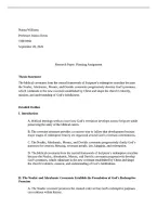 THEO 360&vert;WEEK 5 - Research Planning Assignment&vert; With complete solution&vert; Updated &vert; 100&percnt; correct &vert; Liberty University