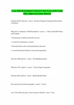 Texas Mold Remediation Contractor State Exam Latest 20262027 Study Guide Questions with 100 Correct Answers Verified A Graded Updated 2026
