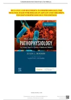 Complete Full Test Bank For Mccance & Huether&rsquo;s Pathophysiology&colon; The Biologic Basis For Disease In Adults And Children 9Th Edition By Julia Rogers All Chapters 1-50 &vert; Verified Answers&NewLine;