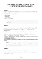 Nbcot Practice Exam 1 Updated Actual&NewLine;Questions And Correct Answers