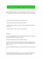 University of Louisiana Lafayette ECON 528 ECON528 Midterm Exam Updated 2026