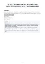 Ncidq Idfx&colon; Practice Test &lpar;60 Questions&rpar;&NewLine;Expected Questions With Verified Answers