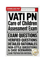 VATI PN Care of Children Assessment Actual Exam &vert; NGN-Style Questions & Case Scenarios &vert; VATI Nursing Exam with Accurate Questions & Correct Answers &lpar;Verified Answers&rpar; and Full Detailed Rationales &vert; Latest &lpar;2026&sol;2027&rpar; Updated Version &vert; 100&percnt; Guaranteed Pas
