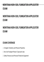 Montana Non-Soil Fumigation Applicator Exam Updated Questions And Correct Answers With Rationales&period;pdf&NewLine;&NewLine;1&period;
