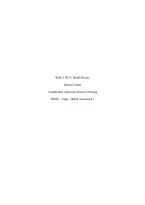 NR302 Week 5 RUA&colon; Health History Assessment of CJ &vert; 2026 Update&NewLine;