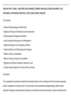 Cmn 568 Unit 3 Exam &ndash; Questions And Answers &vert; Verified And Well Detailed Answers &vert; Plus&NewLine;Rationales &vert; Download And Pass &vert; Latest Exam Update 2026&sol;2027