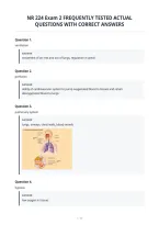 Nr 224 Exam 2 Frequently Tested Actual&NewLine;Questions With Correct Answers