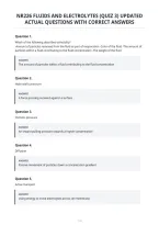 Nr226 Fluids And Electrolytes &lpar;Quiz 3&rpar; Updated&NewLine;Actual Questions With Correct Answers
