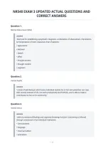 Nr548 Exam 3 Updated Actual Questions And&NewLine;Correct Answers