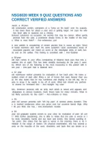 Nsg6020 Week 8 Quiz Questions And Correct Verified Answers