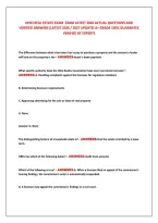 Ohio Real Estate Exam  Exam Latest 2026 Actual Questions And &NewLine;Verified Answers &lpar;Latest 2026 &sol; 2027 Update&rpar; A&plus; Grade 100&percnt; Guarantee &NewLine;Verified By Experts
