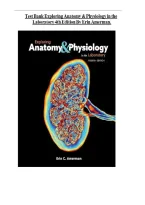 TEST BANK FOR Exploring Anatomy & Physiology In The Laboratory 4th Edition Author&colon; Erin C&period; Amerman &vert;&vert; All Chapters 1-29&vert;&vert; Newest Edition
