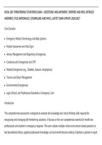 Hosa Life-Threatening Situations Exam &ndash; Questions And Answers &vert; Verified And Well Detailed&NewLine;Answers &vert; Plus Rationales &vert; Download And Pass &vert; Latest Exam Update 2026&sol;2027