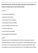 Air Methods Pre-Hire Exam&ndash; Questions And Answers &vert; Verified And Well Detailed Answers &vert; Plus&NewLine;Rationales &vert; Download And Pass &vert; Latest Exam Update 2026&sol;2027