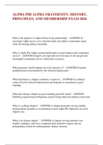 Alpha Phi Alpha Fraternity&colon; History&comma; &NewLine;Principles&comma; And Membership Exam 2026