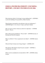 Omega Psi Phi Fraternity&colon; Founding&comma; &NewLine;History&comma; And Key Figures Exam 2026