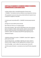 Citp Exam 3 &vert; Graded A&plus; &vert; Verified Correct Answers &vert;&NewLine;Comprehensive Exam Review 2026