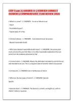 Citp Exam 2 &vert; Graded A&plus; &vert; Verified Correct&NewLine;Answers &vert; Comprehensive Exam Review 2026